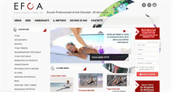 Desktop Screenshot of efoa.it